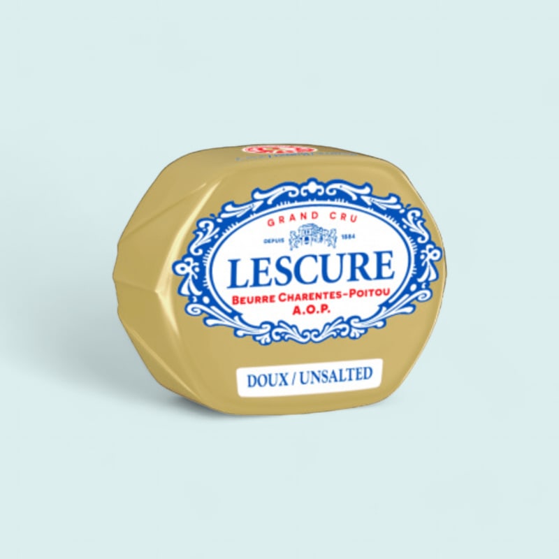 Beurre micro doux Lescure AOP 15gr X100 