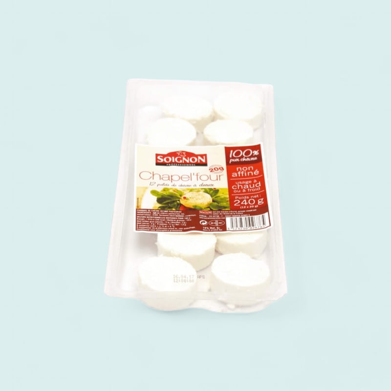 Palets de chèvre frais 12x20g (spécial cuisson)