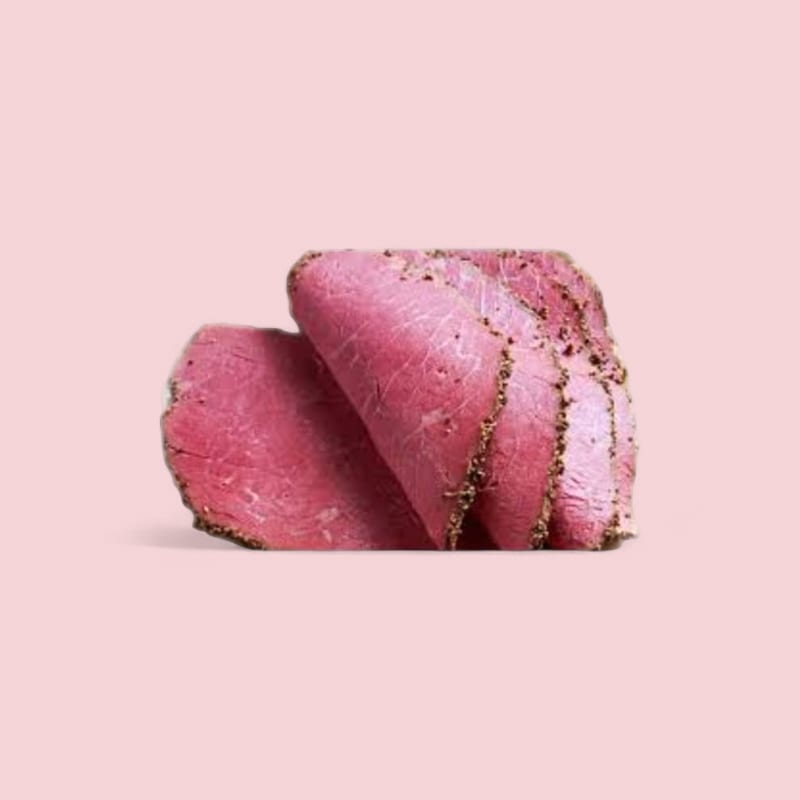 Pastrami de boeuf français fumé cuit "Smocmeat" ~3kg non tranché