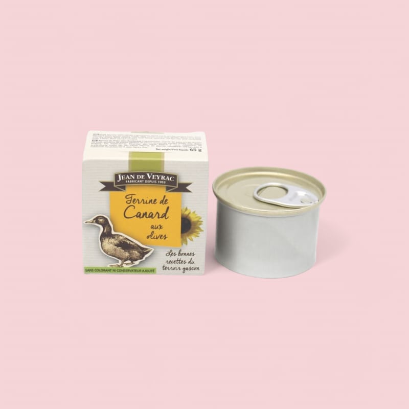 Terrine de canard aux olives 65g