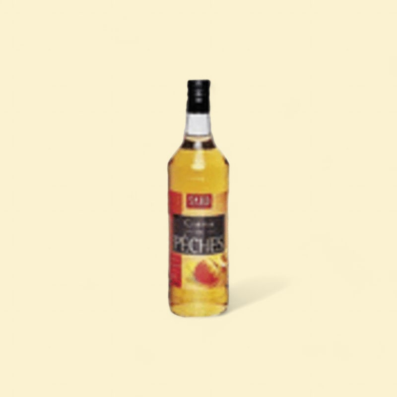 Crème de pêche 18% 1L