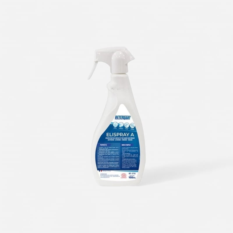 Spray désinfectant multi surfaces sans rinçage 750 mL
