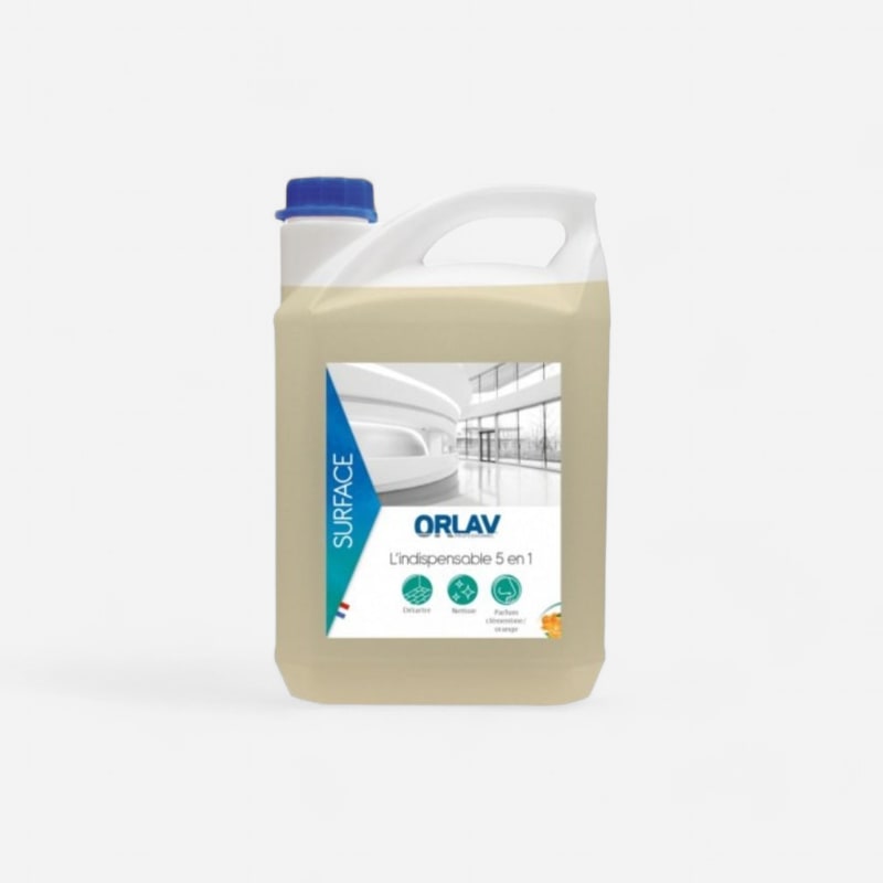 Nettoyant multi-surfaces 5 en 1 - parfum clémentine/orange 5L