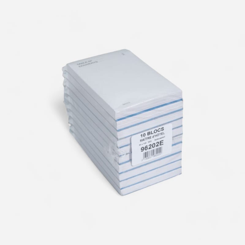 Bloc maitre hotel 8 x 15 cm x10