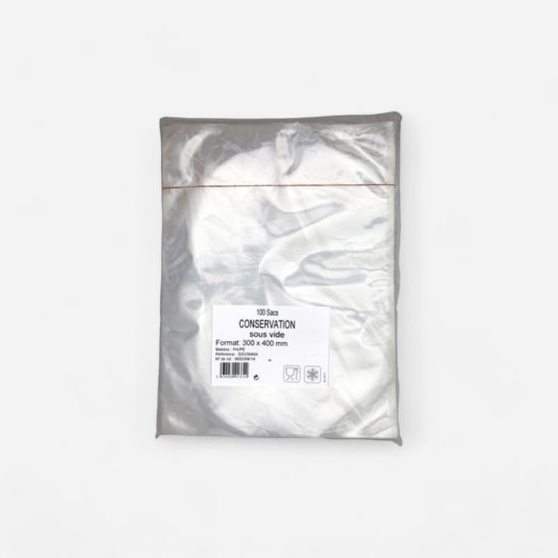 Sacs conservation sous vide 300x400mm X100