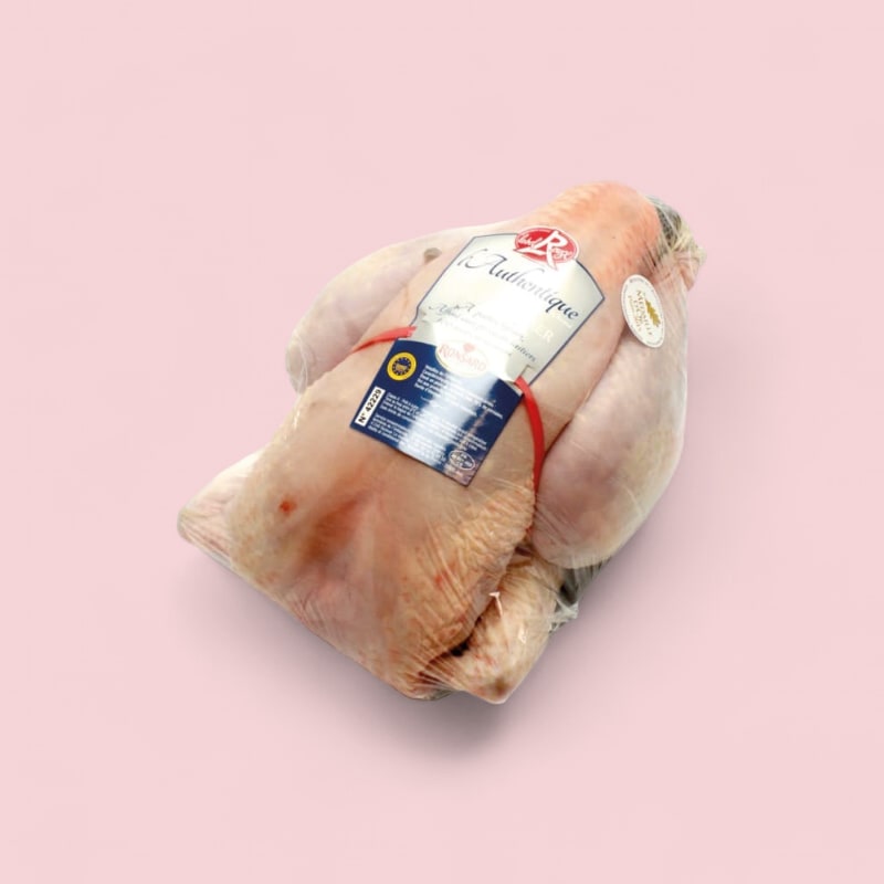 Poulet fermier PAC Label Rouge 1,4-1,5kg X4