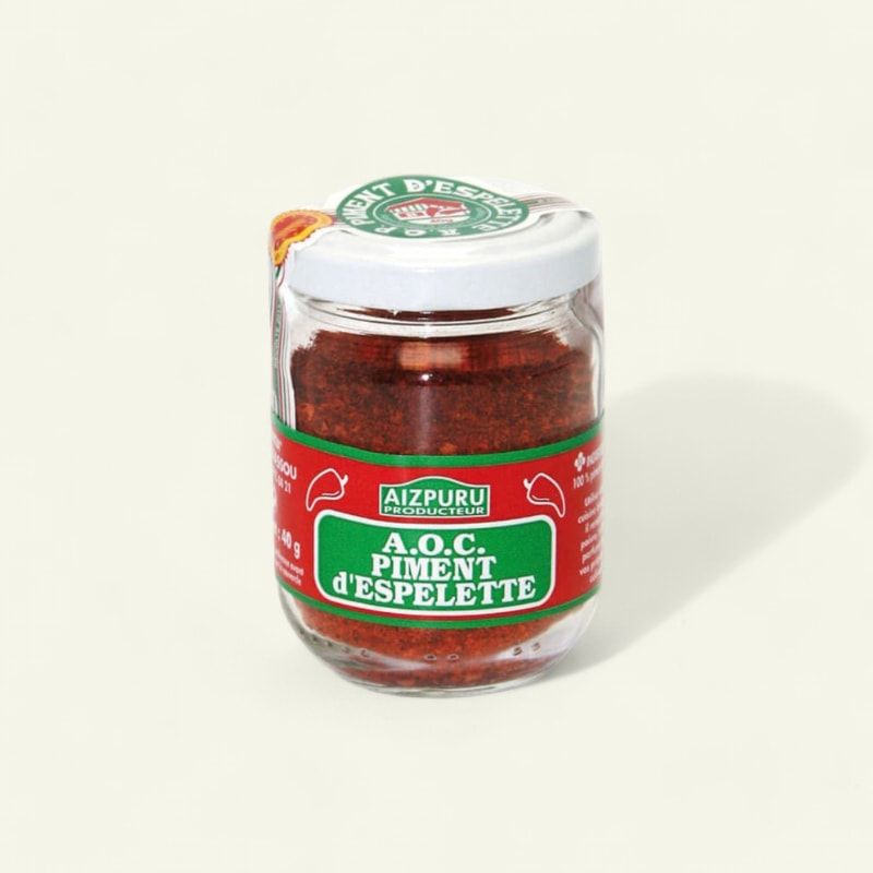 Piment d'Espelette AOC poudre bocal 40g