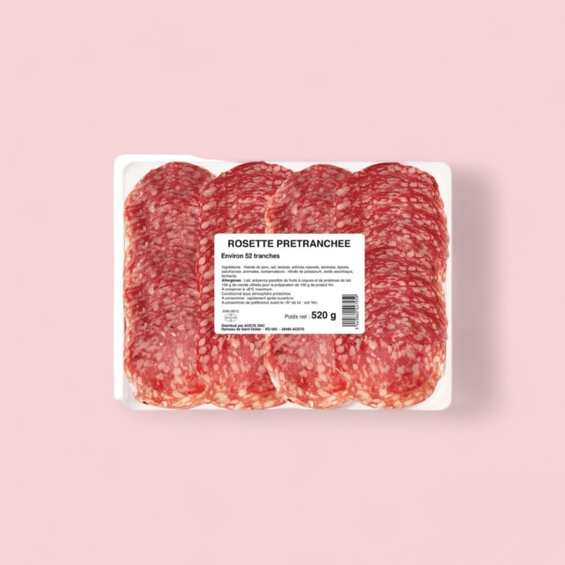 Rosette prétranchée 52 tranches 520g