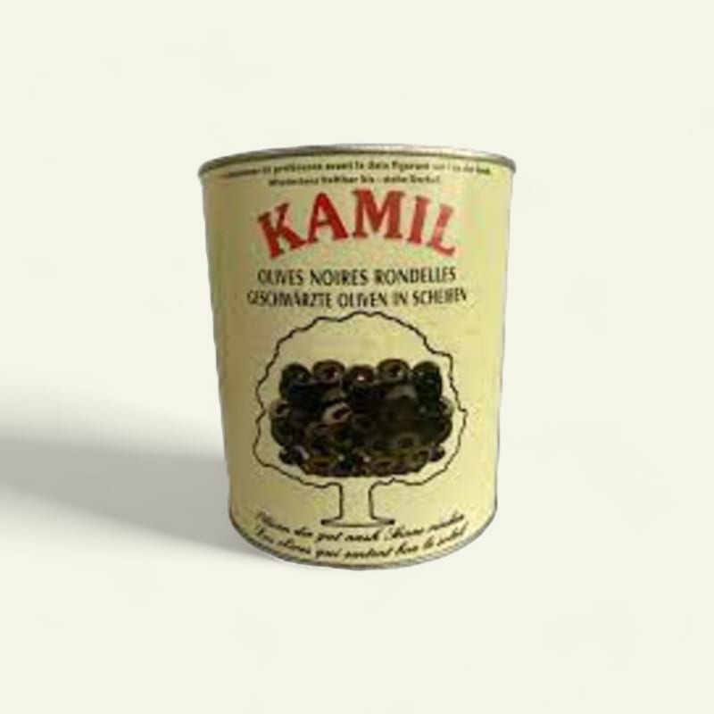 Olives noires lamelles 3/1