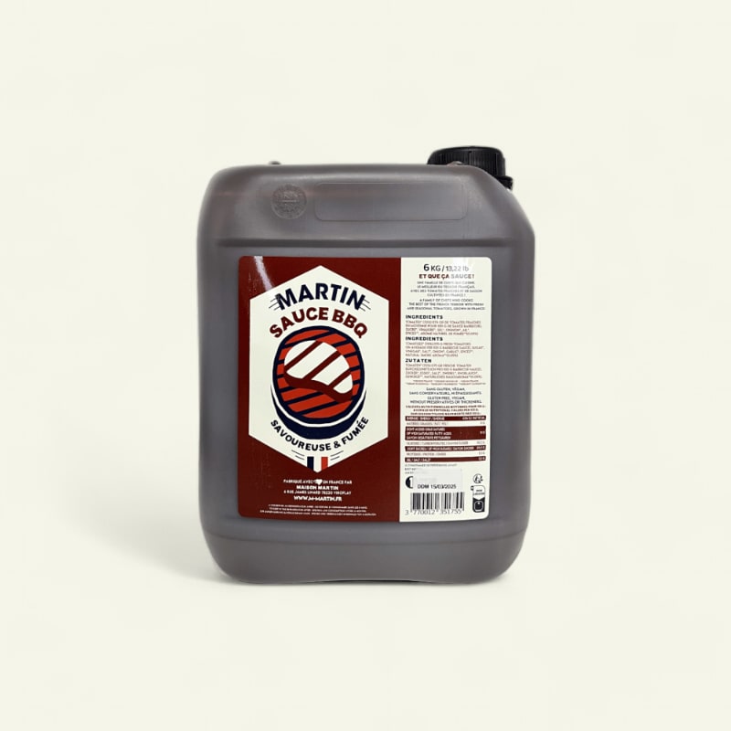 Bidon Sauce Barbecue 6K - Tomates Françaises