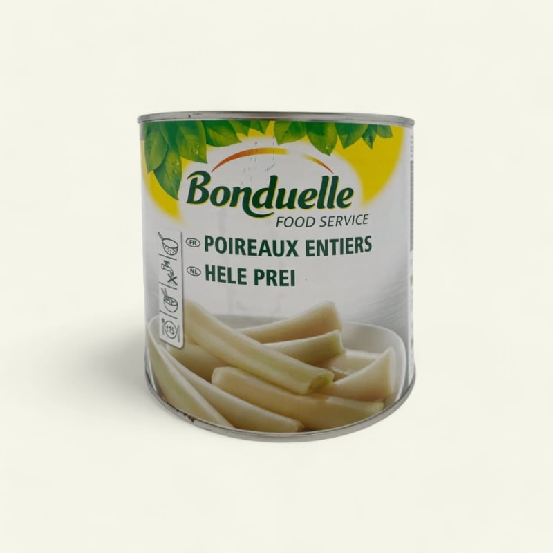 Blancs de poireaux entiers 3/1 (2,5kg)