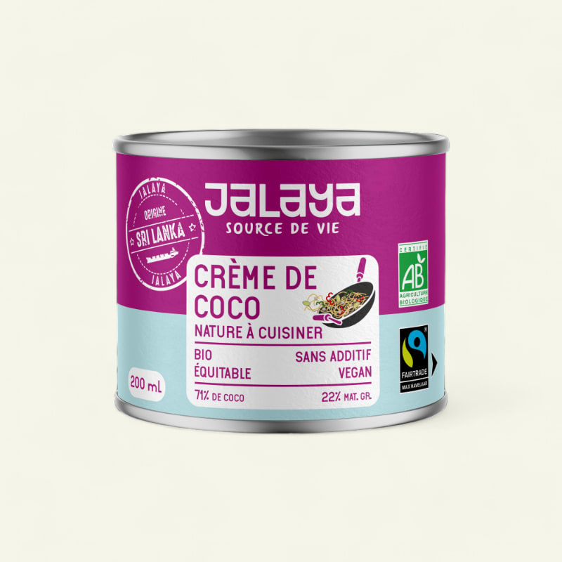 Crème de coco à cuisiner 22% MG