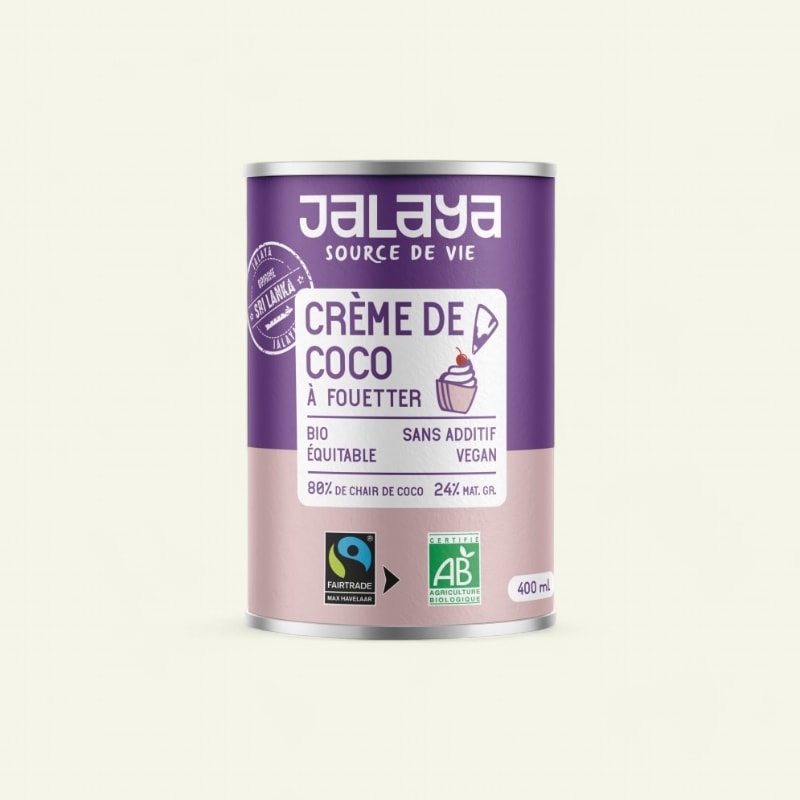 Crème de coco à fouetter 24%MG