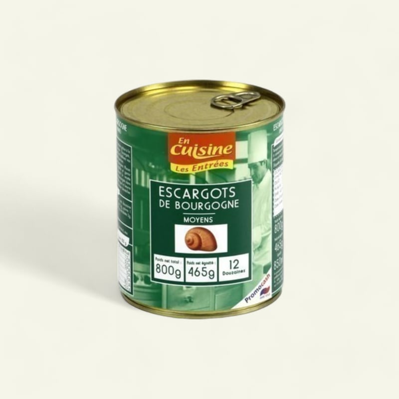 Escargots de Bourgogne moyens 12 douzaines 4/4 