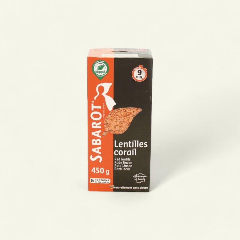 Lentille corail 450g