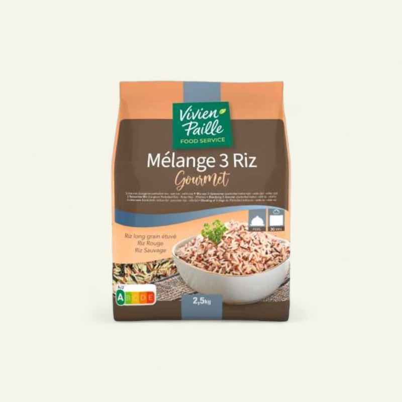 Mélange 3 riz Gourmet 2,5KG