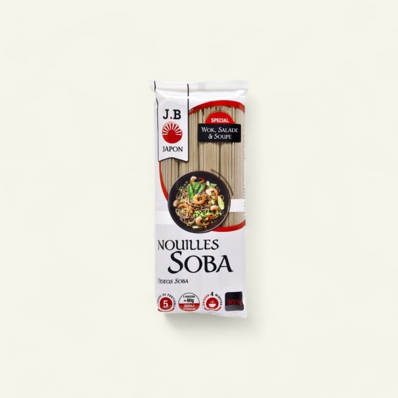 Nouilles japonaises Soba (blé sarrasin) 300g