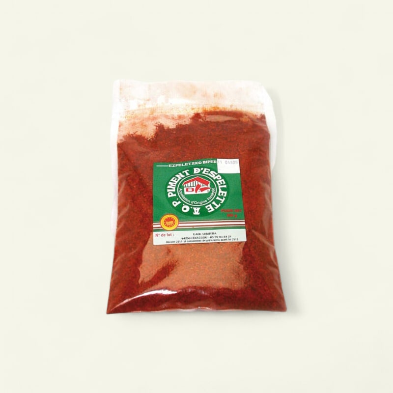 Piment d'Espelette AOP poudre sachet 250g