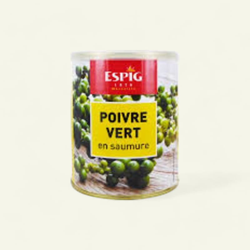 Poivre vert saumure boîte 500g