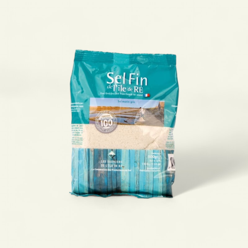 Sachet sel fin les sauniers de l'île de Ré