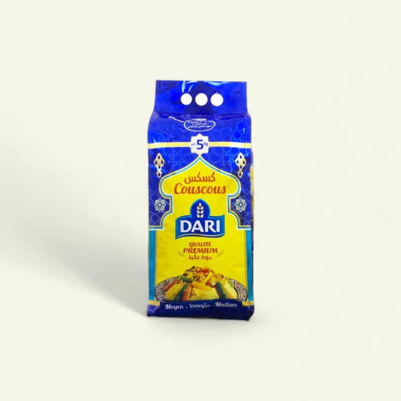 Semoule couscous moyen Dari 5kg