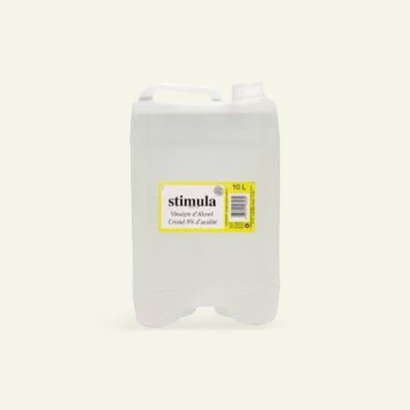Vinaigre d'alcool cristal blanc 8° 10L