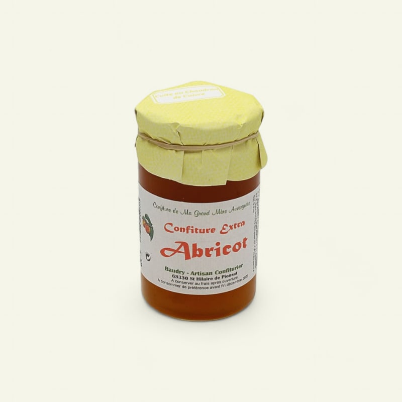 Confiture artisanale d'abricot 370g