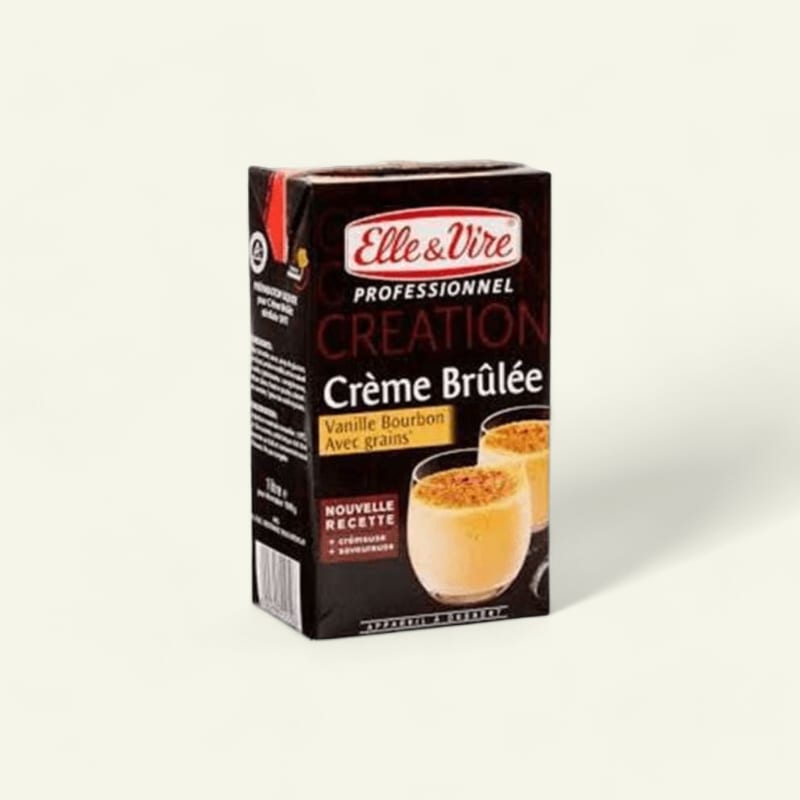 Crème Brulée à la vanille Bourbon Elle & Vire 1L