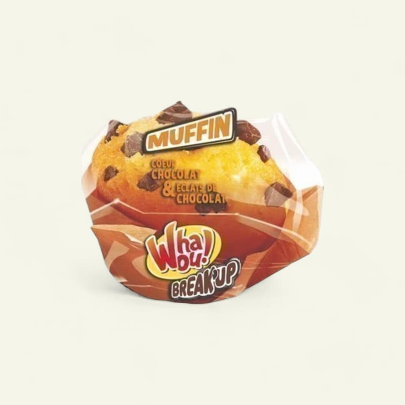 Muffin Whaou éclats de chocolat 15X72g
