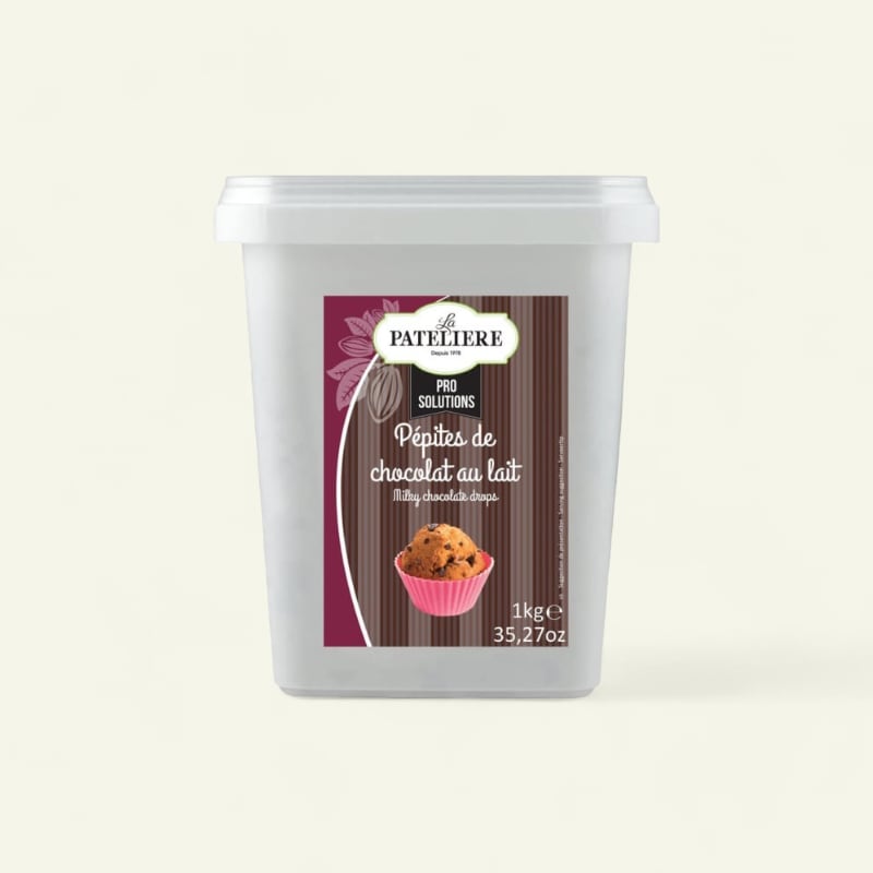 Pépites de chocolat au lait 30% cacao 1kg 