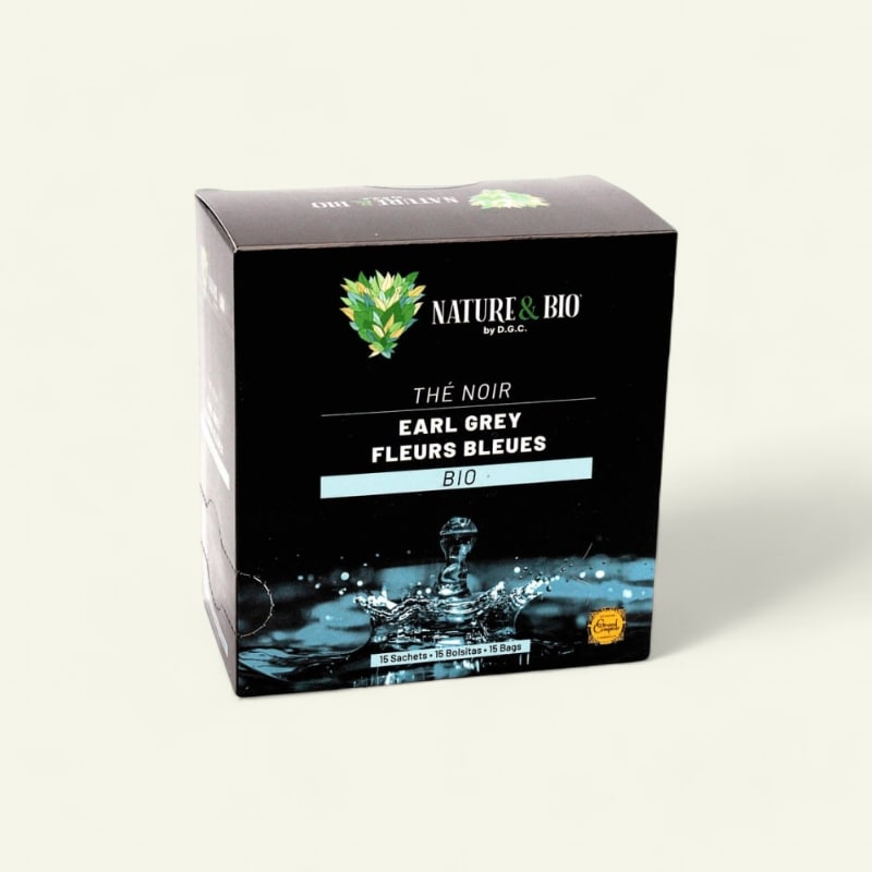 Thé noir Earl Grey arôme naturel de bergamote BIO x15 sachets