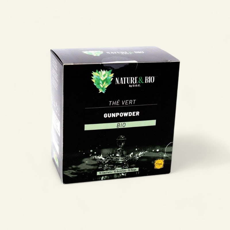 Thé vert Gunpowder BIO x15 sachets