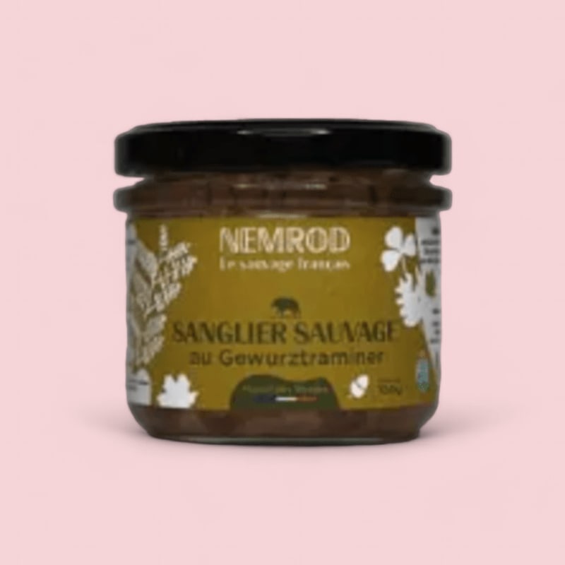 Terrine de Sanglier au gewurztraminer Gibier - 100g