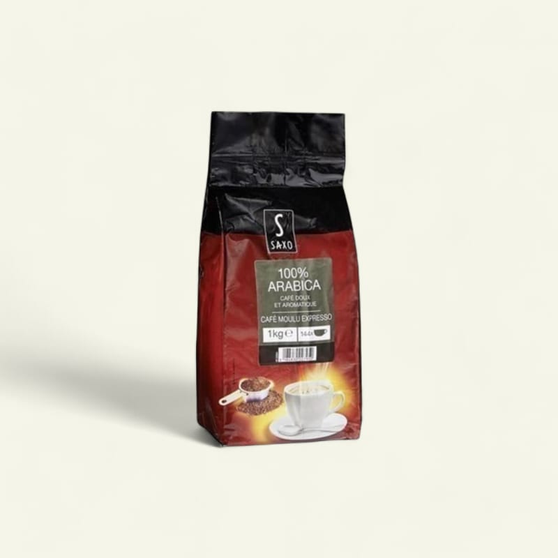 Café 100% arabica moulu 1kg