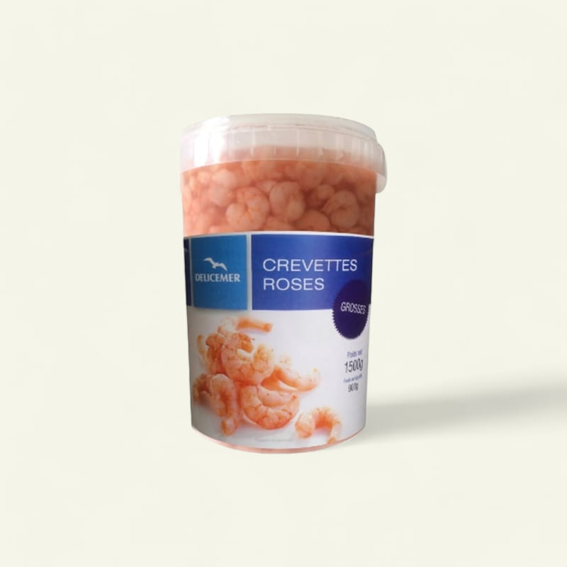 Crevettes Grosses Décortiquées 100/200 900gr