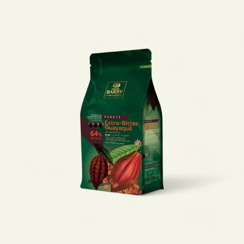 Chocolat pistol noir Barry 64% Extra-Bitter Guayaquil 5kg
