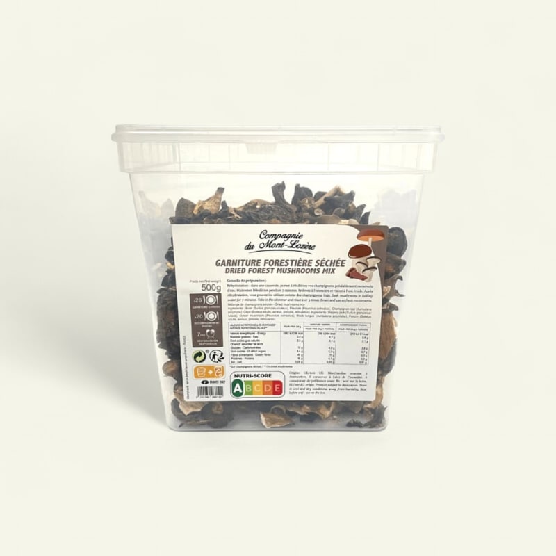 Garniture forestière séchée tubo 500g