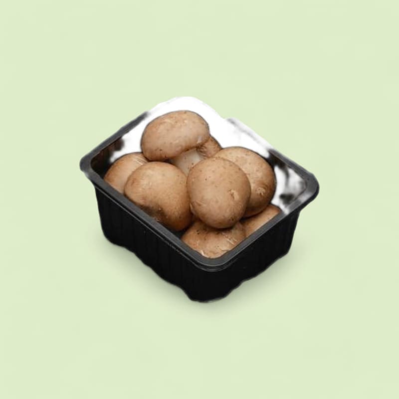 Champignon de Paris *pied coupé* brun bq 400g