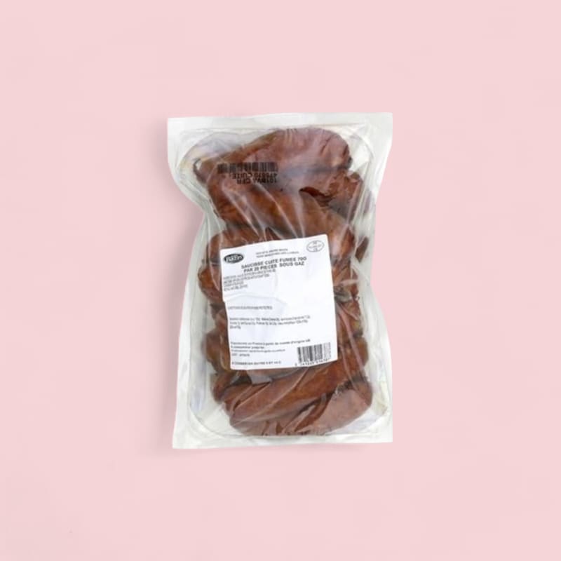 Saucisse fumée cuite 70g X 20