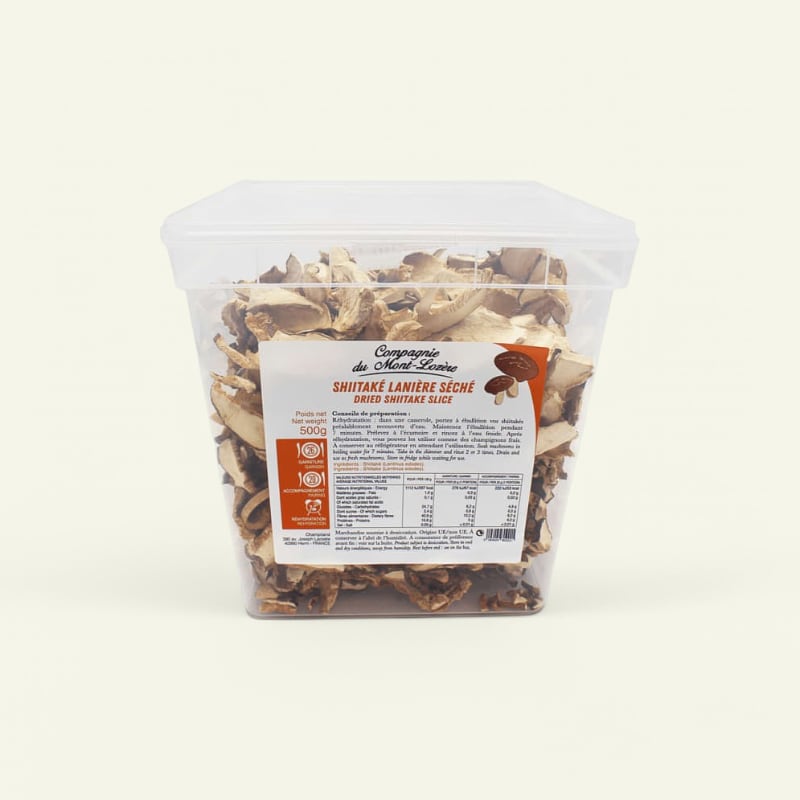 Shiitake lanière tubo 500g