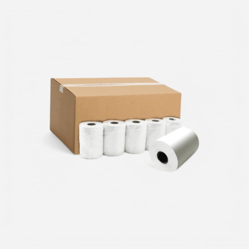 Colis de 30 bobines thermiques Caisse Enr. 80x80x12mm 75m