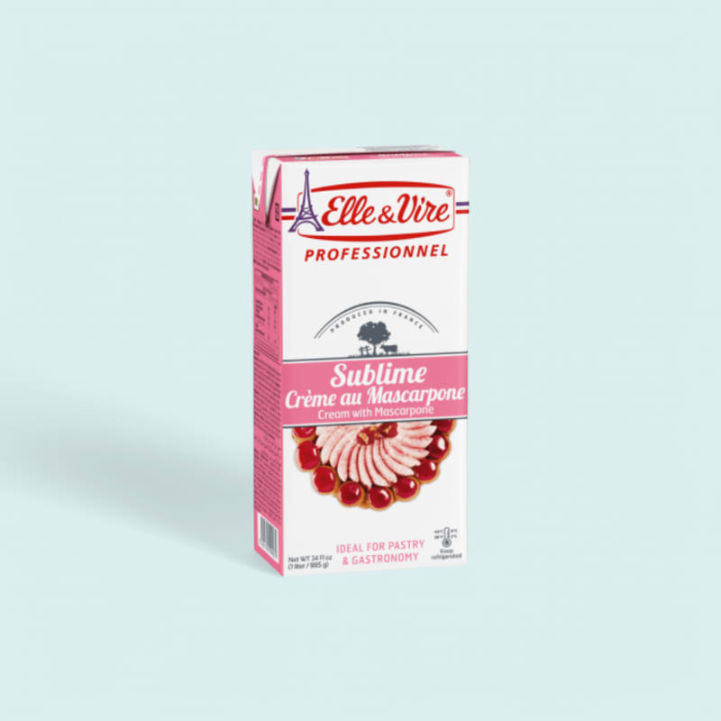 Crème Sublime au mascarpone Elle & Vire 36,5% 6x1L