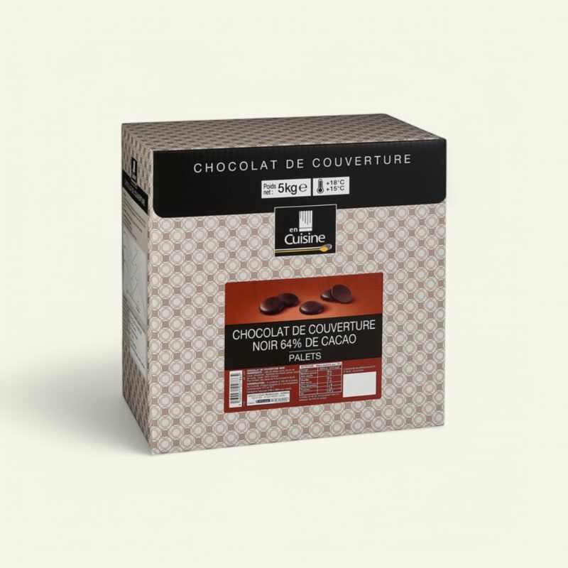 Chocolat pistol noir 64% 5kg