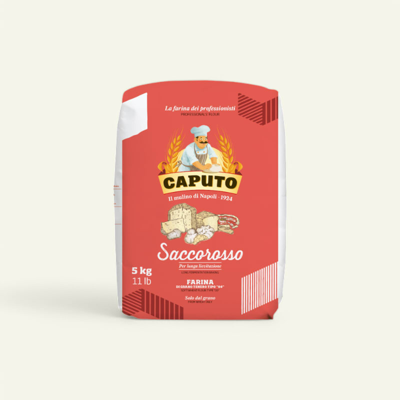Farine Caputo Saccorosso type 00 rouge 5kg