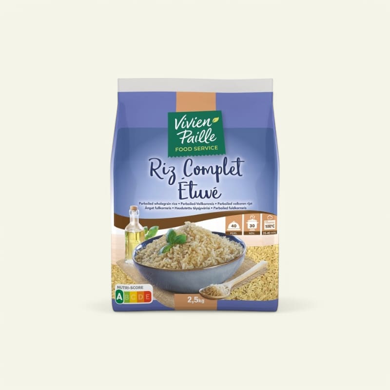 Riz complet étuvé 2,5kg
