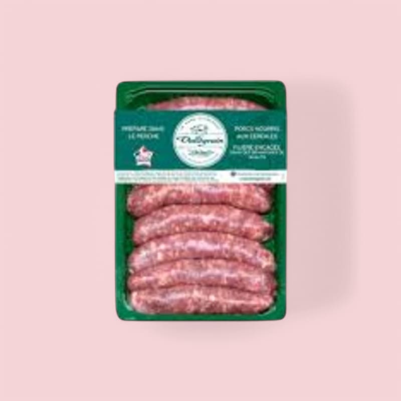 Saucisse de Toulouse française X4 ~500g S/AT