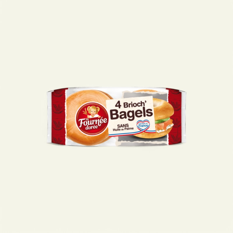Bagel brioché 4x75g