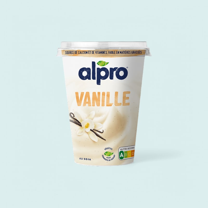 Yaourt végétal Alpro soja et vanille 500g