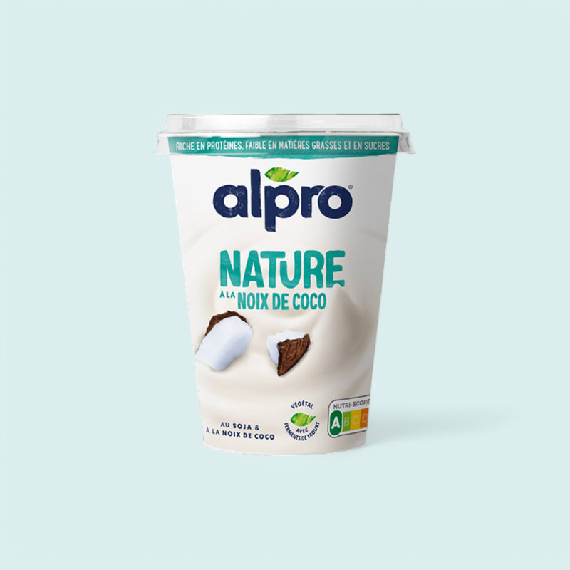 Yaourt végétal Alpro soja et coco 500g