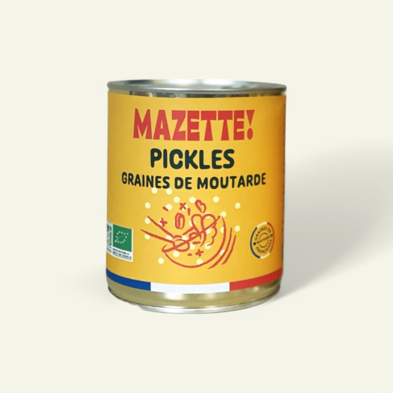 Pickles BIO graines de moutarde 800g 